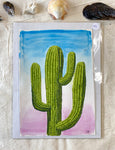 gouache saguaro cactus painting