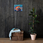 Inky Octopus Canvas Print