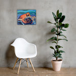 Inky Octopus Canvas Print