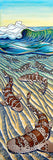 leopard shark surf painting Follow the Sun Art
