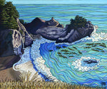 McWay Falls Big Sur painting Follow the Sun Art