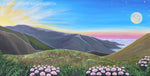 big sur coastal chaparral landscape original painting