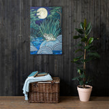 Moonlight Toad Canvas Print