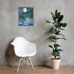 Moonlight Toad Canvas Print