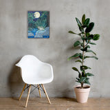 Moonlight Toad Canvas Print