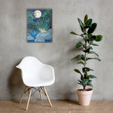 Moonlight Toad Canvas Print