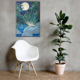 Moonlight Toad Canvas Print
