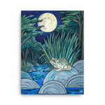 Moonlight Toad Canvas Print