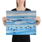 Moss Landing Shorebirds Canvas Print