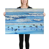 Moss Landing Shorebirds Canvas Print