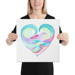 Ocean Heart Canvas Print
