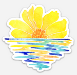 flower ocean sunset sticker