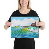 Steamer Lane Canvas Print