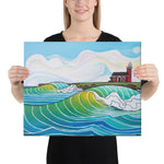Steamer Lane Canvas Print