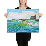 Steamer Lane Canvas Print
