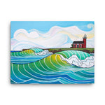 Steamer Lane Canvas Print
