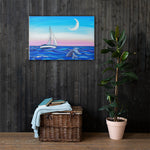 Sunset Sail Canvas Print