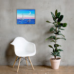 Sunset Sail Canvas Print