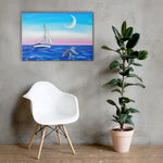 Sunset Sail Canvas Print