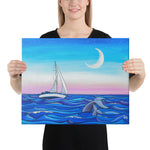 Sunset Sail Canvas Print