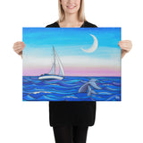Sunset Sail Canvas Print