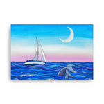 Sunset Sail Canvas Print