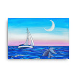 Sunset Sail Canvas Print