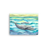 Gray Whales Canvas Print