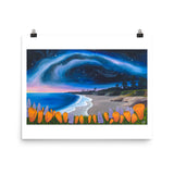 milky way dog beach its beach santa cruz painting