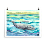 Gray Whale Art Print