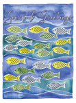 fish ocean holiday christmas card