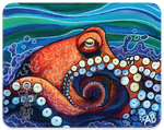 octopus art sticker