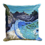 McWay Falls Big Sur pillow Follow the Sun Art