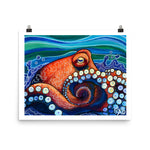 Inky Octopus Art Print