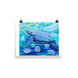 Leatherback Sea Turtle Art Print