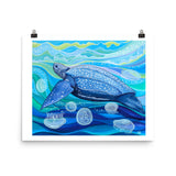 Leatherback Sea Turtle Art Print