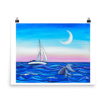 Sunset Sail Art Print