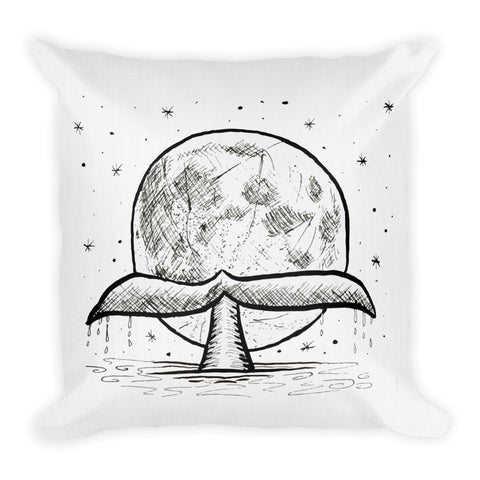 whale fluke pillow, ocean decor, follow the sun art