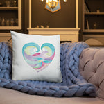 Ocean Heart Pillow