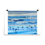 Moss Landing Shorebirds Art Print