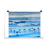 Moss Landing Shorebirds Art Print