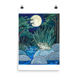 Moonlight Toad Art Print