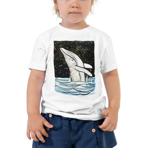 breaching whale toddler t shirt