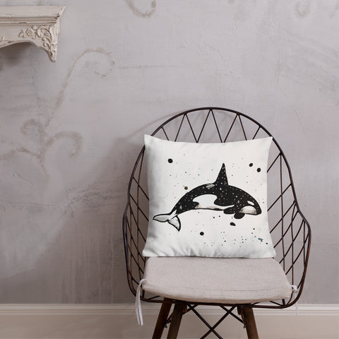 orca throw pillow