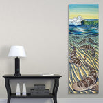 Leopard Shark Surf Canvas Print